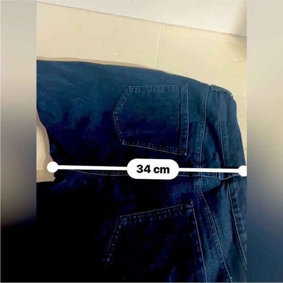 Gloria Vanderbilt High Waist Straight Leg Blue Jeans size 14x29 - Picture 4 of 5